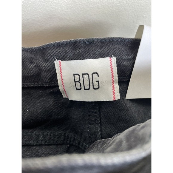 Urban Outfitters BDG 27 Cheeky Denim Shorts High Rise Cutt Off Washed Black - Picture 9 of 11